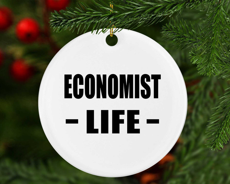 Economist Life - Circle Ornament