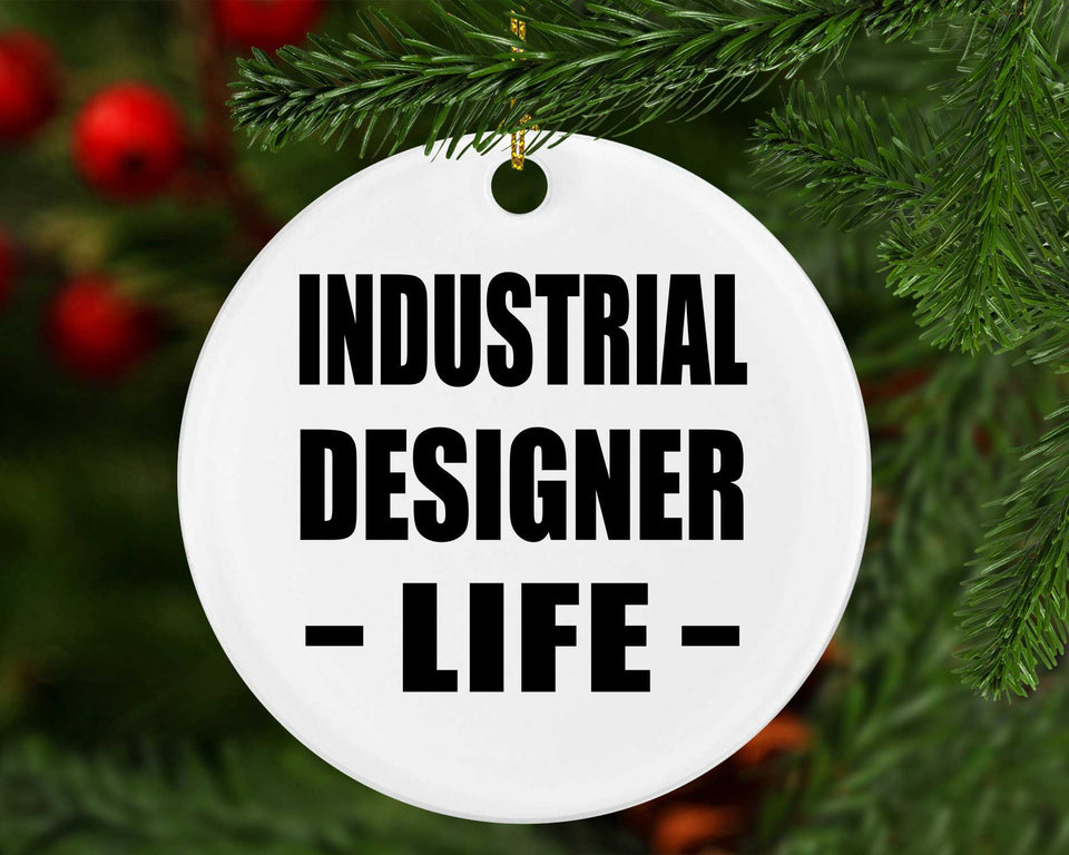 Industrial Designer Life - Circle Ornament