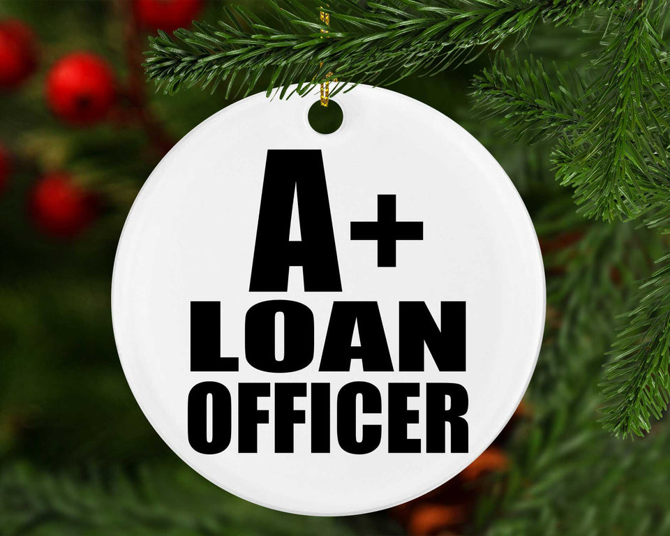 A+ Loan Officer - Circle Ornament