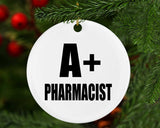 A+ Pharmacist - Circle Ornament