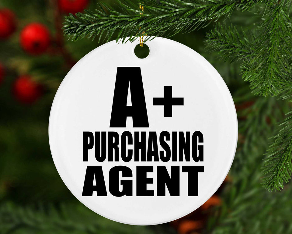 A+ Purchasing Agent - Circle Ornament