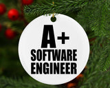 A+ Software Engineer - Circle Ornament