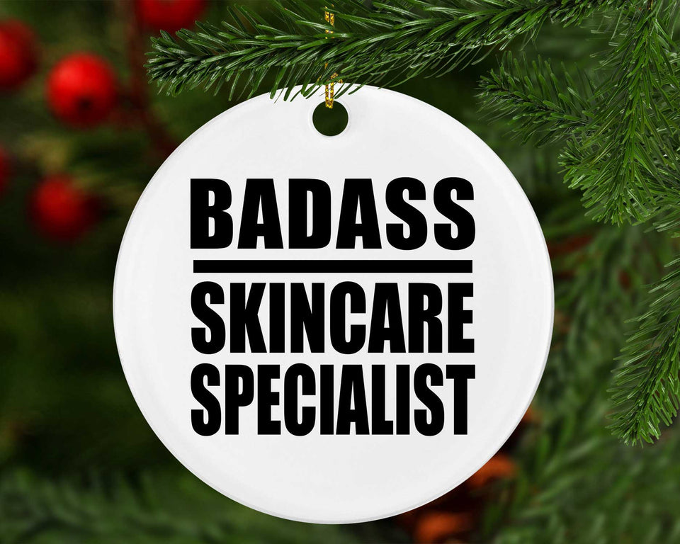 Badass Skincare Specialist - Circle Ornament
