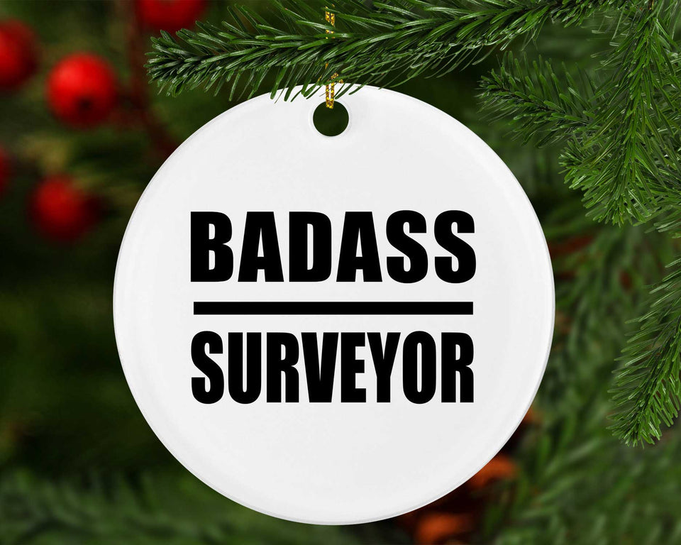 Badass Surveyor - Circle Ornament