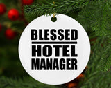 Blessed Hotel Manager - Circle Ornament