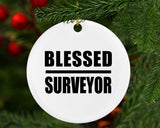 Blessed Surveyor - Circle Ornament