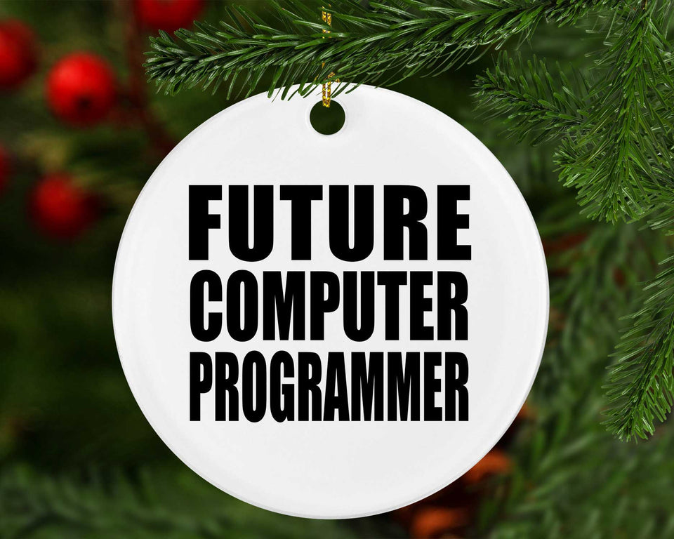 Future Computer Programmer - Circle Ornament