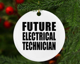 Future Electrical Technician - Circle Ornament