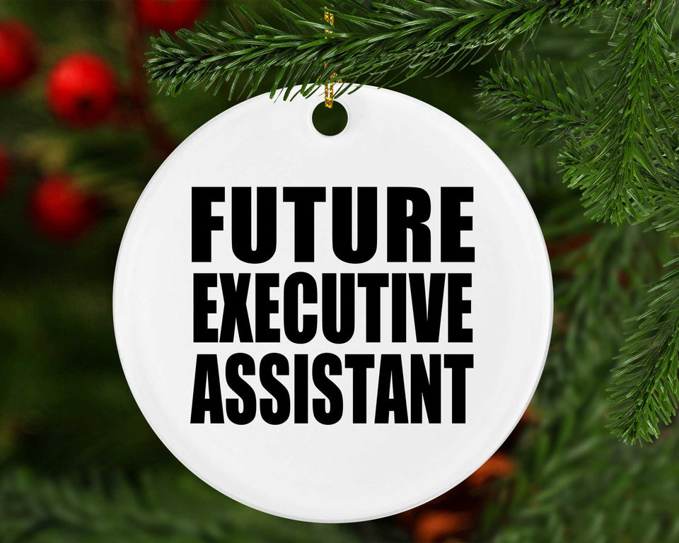 Future Executive Assistant - Circle Ornament