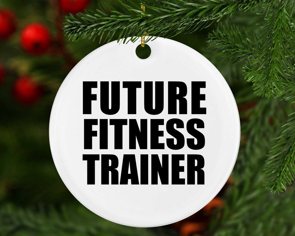 Future Fitness Trainer - Circle Ornament