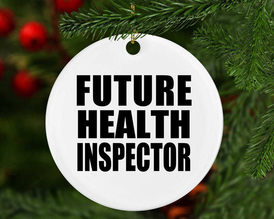 Future Health Inspector - Circle Ornament