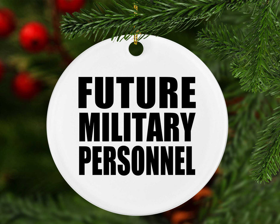 Future Military Personnel - Circle Ornament