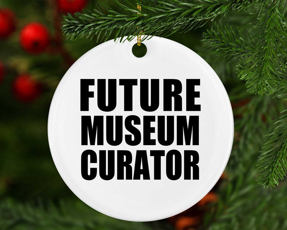 Future Museum Curator - Circle Ornament