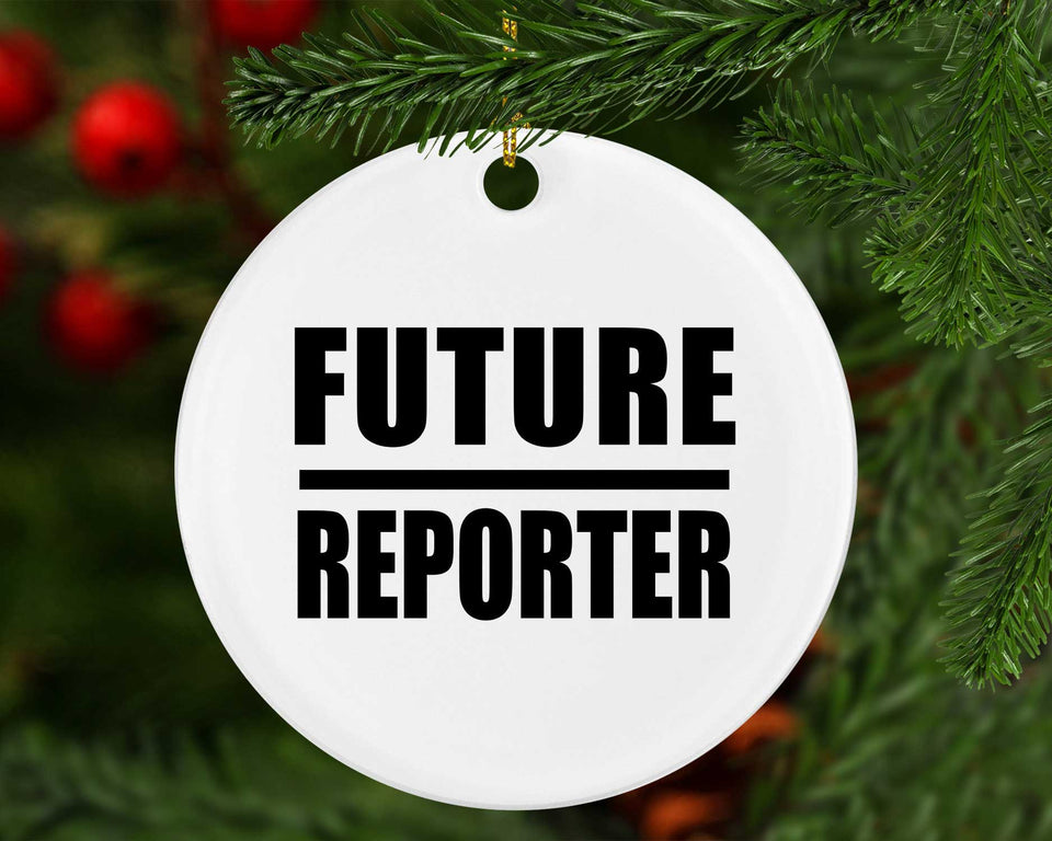 Future Reporter - Circle Ornament