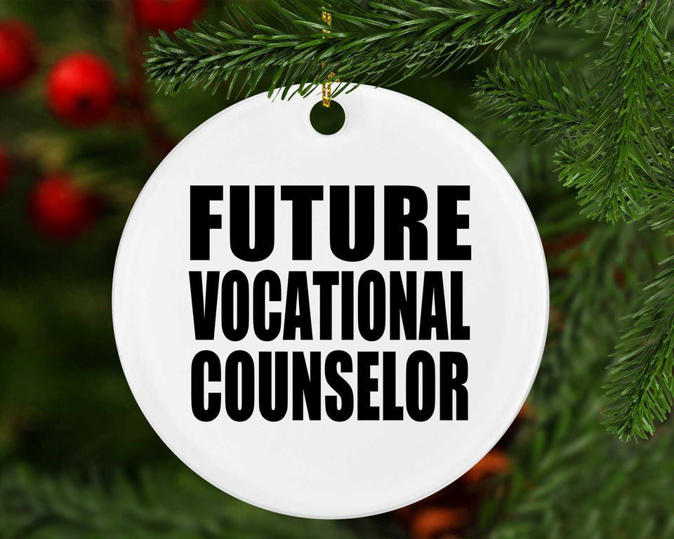 Future Vocational Counselor - Circle Ornament