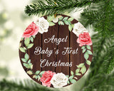 Angel Baby's First Christmas - Circle Ornament A