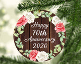 Happy 70th Anniversary 2020 - Circle Ornament A