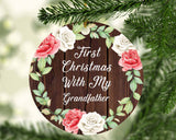 First Christmas With My Grandfather - Circle Ornament A