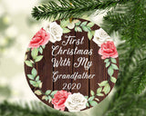 First Christmas With My Grandfather 2020 - Circle Ornament A