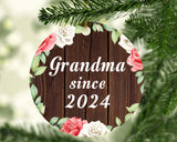 Grandma Since 2024 - Circle Ornament A