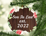 Son In Law Established Est. 2022 - Circle Ornament A