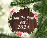 Son In Law Established Est. 2024 - Circle Ornament A