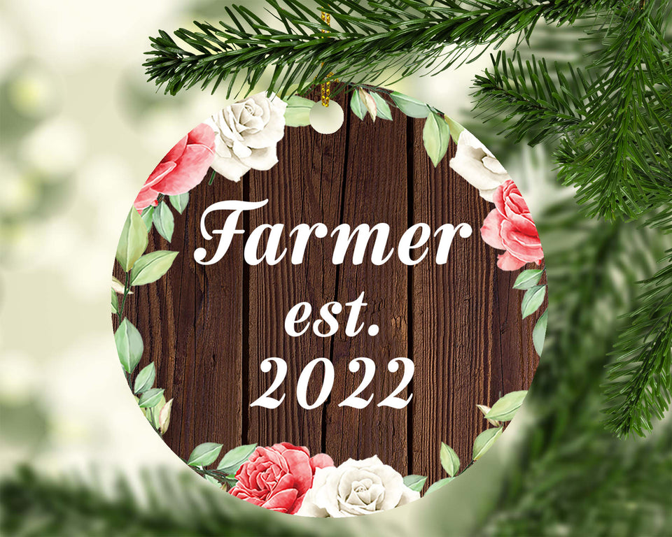 Farmer Established Est. 2022 - Circle Ornament A
