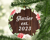 Glazier Established Est. 2023 - Circle Ornament A