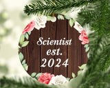 Scientist Established Est. 2024 - Circle Ornament A