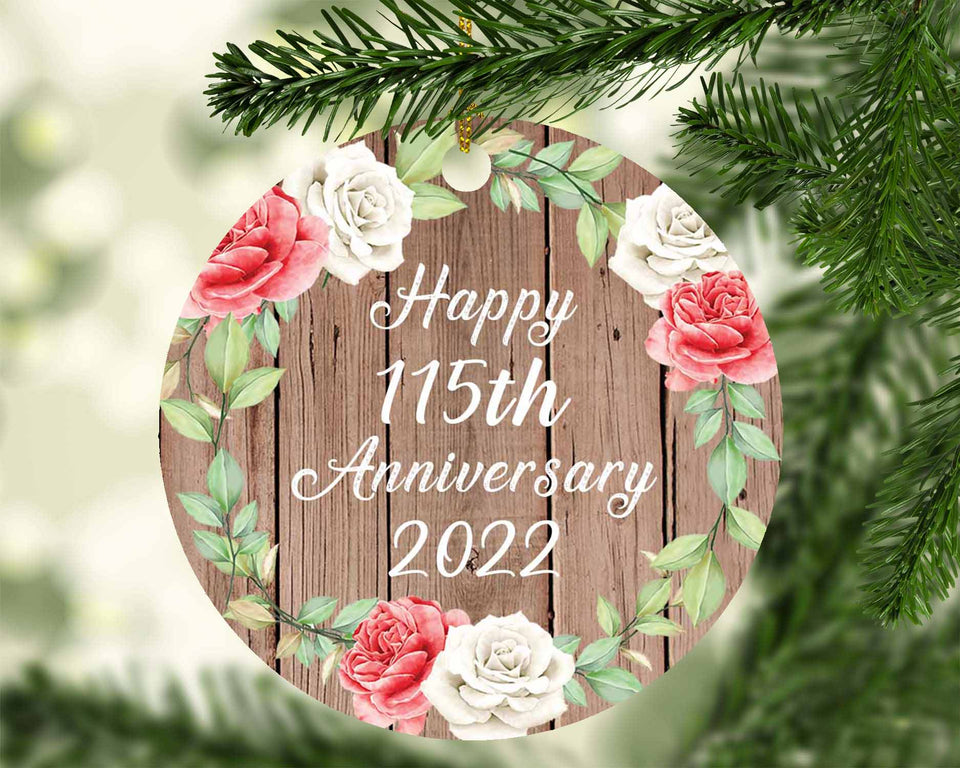 Happy 115th Anniversary 2022 - Circle Ornament B