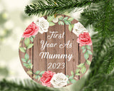 First Year As Mummy 2023 - Circle Ornament B