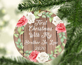 First Christmas With My Brother In Law 2020 - Circle Ornament B
