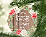 First Christmas With My Colleague 2023 - Circle Ornament B