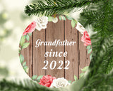 Grandfather Since 2022 - Circle Ornament B