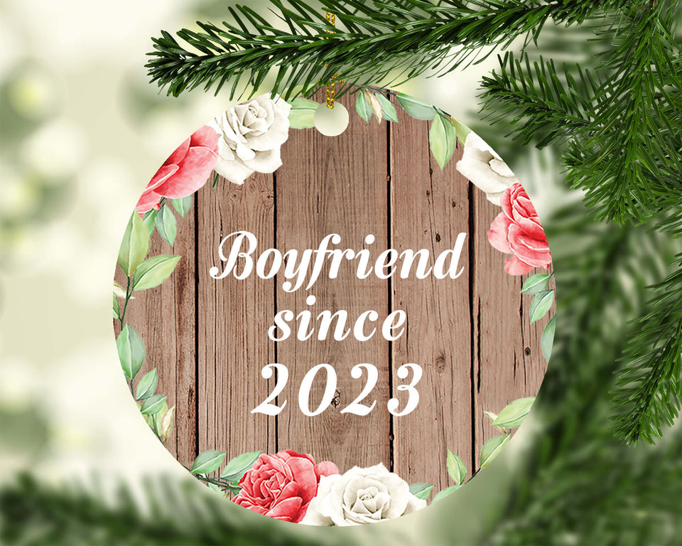 Boyfriend Since 2023 - Circle Ornament B