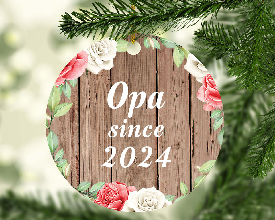 Opa Since 2024 - Circle Ornament B