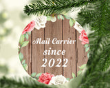 Mail Carrier Since 2022 - Circle Ornament B