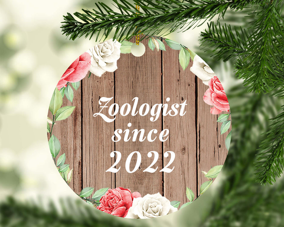 Zoologist Since 2022 - Circle Ornament B