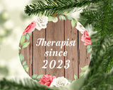 Therapist Since 2023 - Circle Ornament B