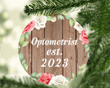 Optometrist Established Est. 2023 - Circle Ornament B