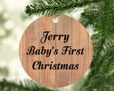 Jerry Baby's First Christmas - Circle Ornament C