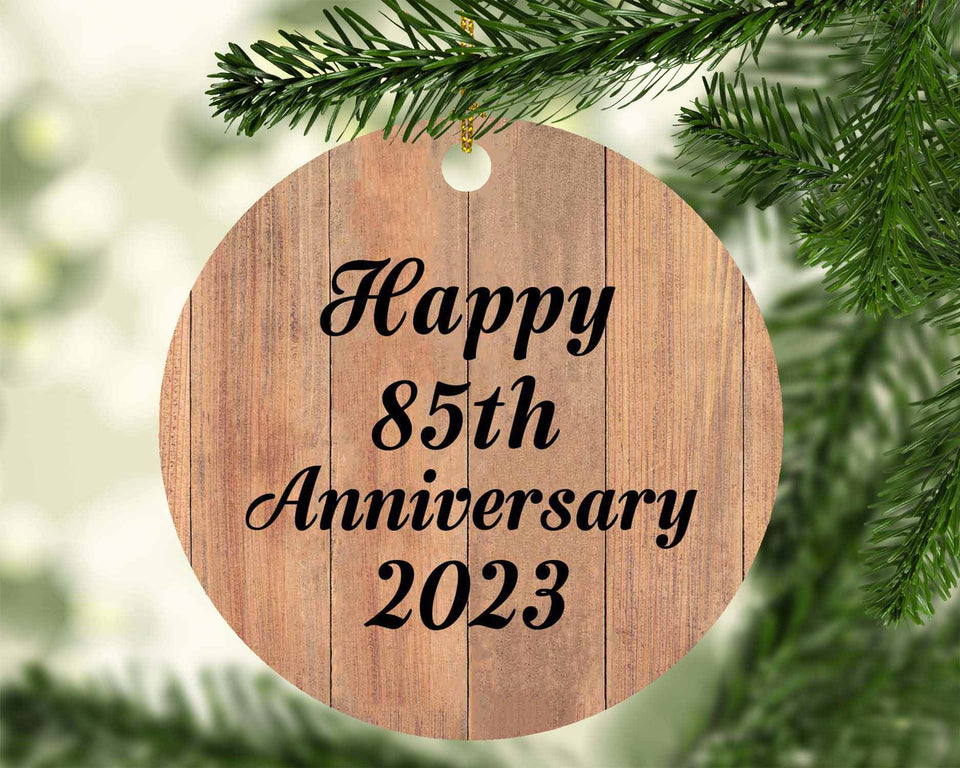 Happy 85th Anniversary 2023 - Circle Ornament C