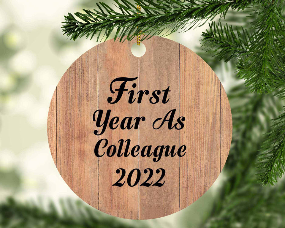 First Year As Colleague 2022 - Circle Ornament C
