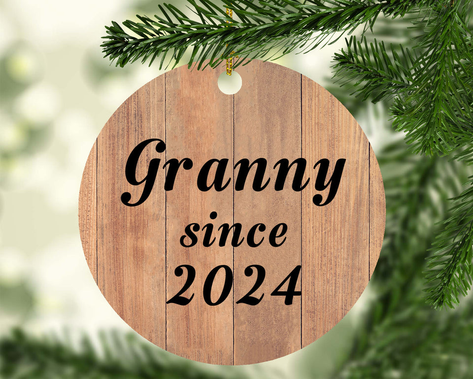 Granny Since 2024 - Circle Ornament C