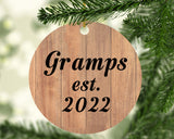 Gramps Established EST. 2022 - Circle Ornament C