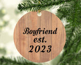 Boyfriend Established EST. 2023 - Circle Ornament C