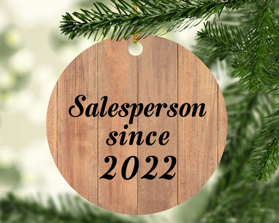 Salesperson Since 2022 - Circle Ornament C