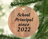 School Principal Since 2022 - Circle Ornament C