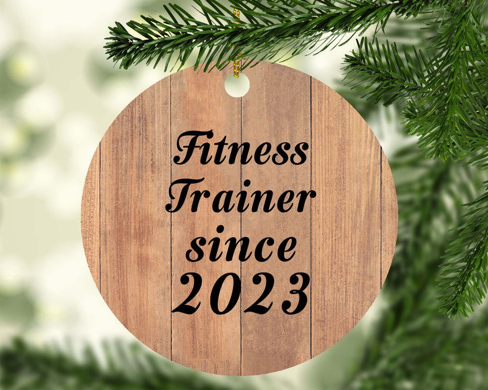Fitness Trainer Since 2023 - Circle Ornament C