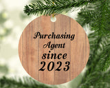 Purchasing Agent Since 2023 - Circle Ornament C